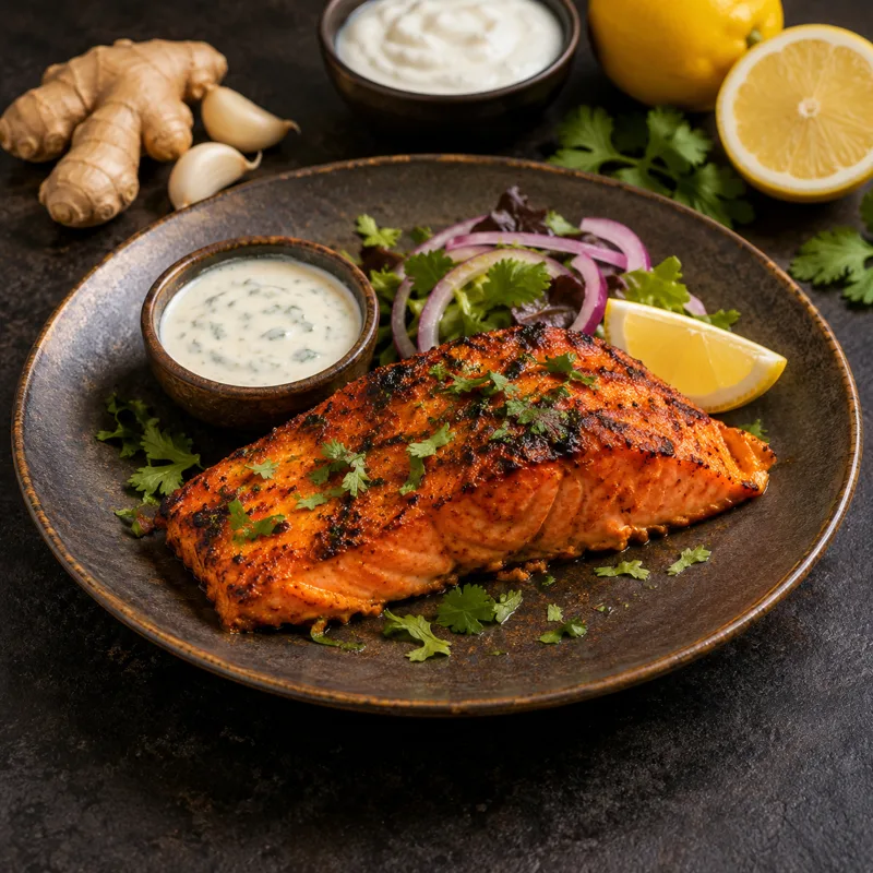 Salmón a Tikka — imagen ilustrativa