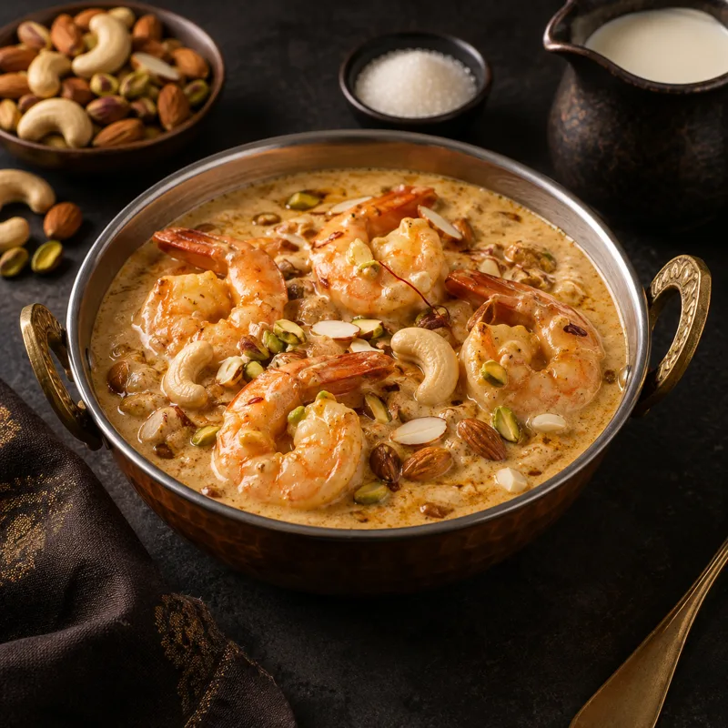 Gamba Shahi Korma — imagen ilustrativa