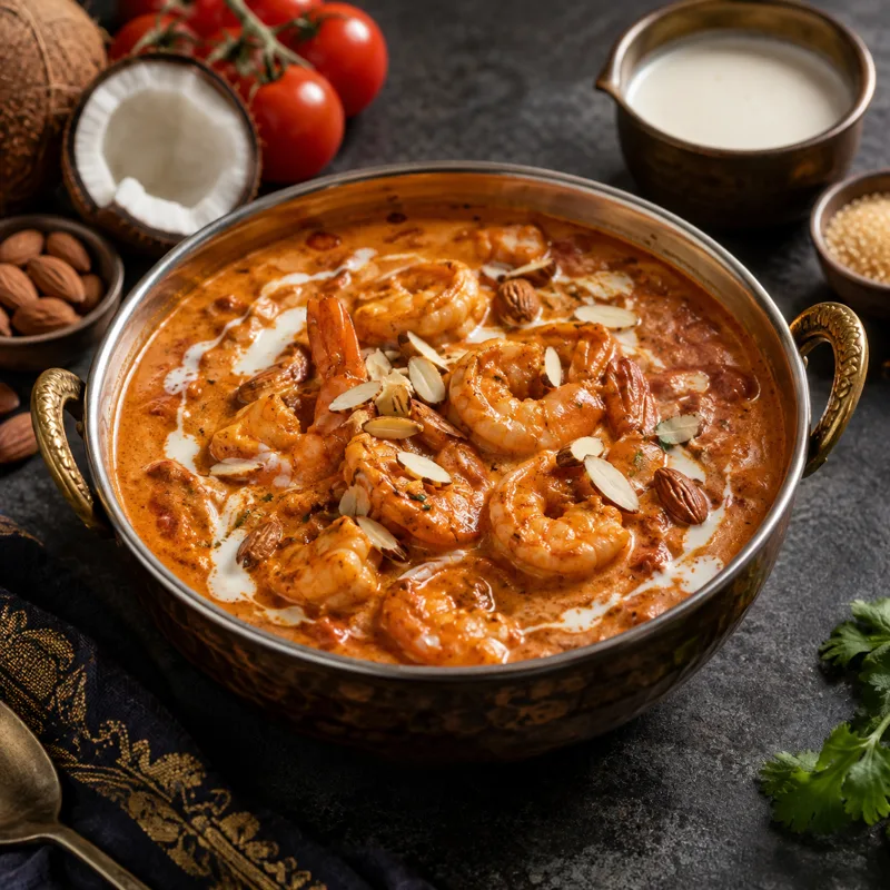 Gambas Tikka Masala — imagen ilustrativa